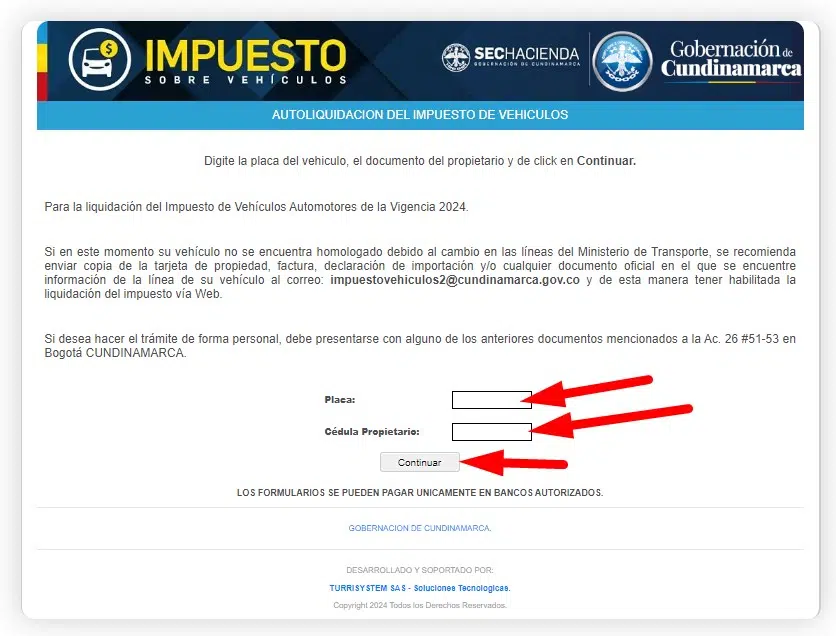 Impuesto Vehicular Cundinamarca Placa y Cedula Impuesto Vehicular Cundinamarca Placa y Cedula
