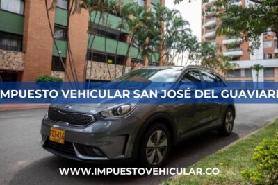 impuesto vehicular San Jose del Guaviare Guaviare Impuesto Vehicular San José del Guaviare